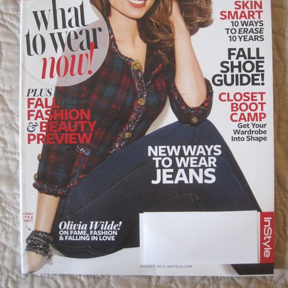 INSTYLE MAGAZINE OLIVIA WILDE AUGUST 2013 * - Picture 2 of 2